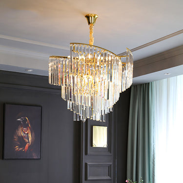 hanging crystal lights